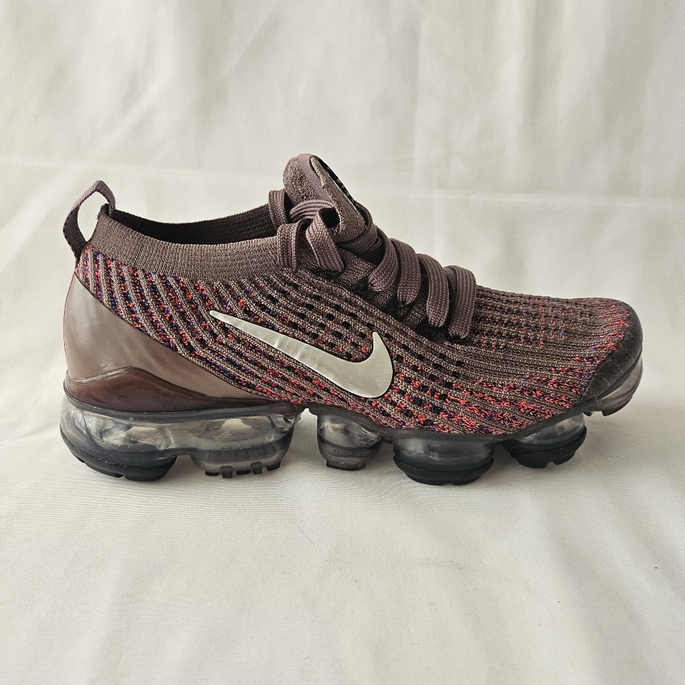 Nike Air Vapormax Flyknit 3 Running Sneakers Plum Eclipse Purple Women's Size 6